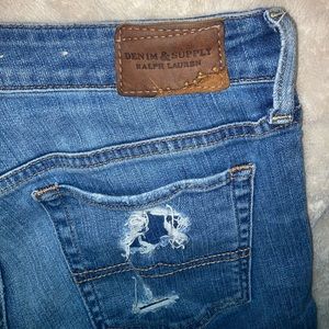 Ralph Lauren ripped jeans